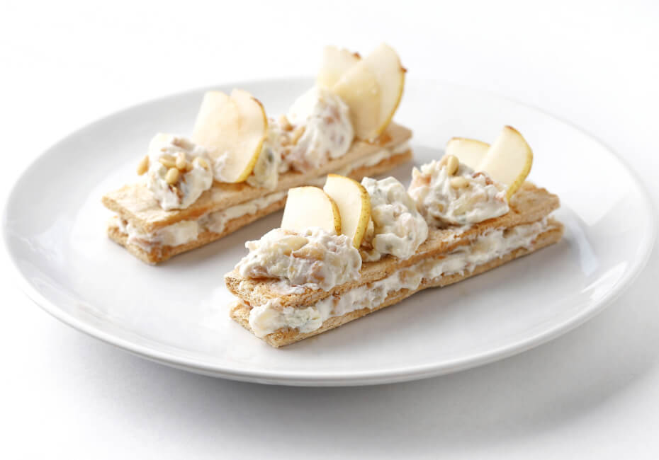 Pear & Gorgonzola Crispbread Sandwich
