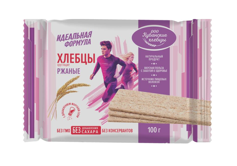 Хлебцы "Идеальная формула" ржаные, 100 г